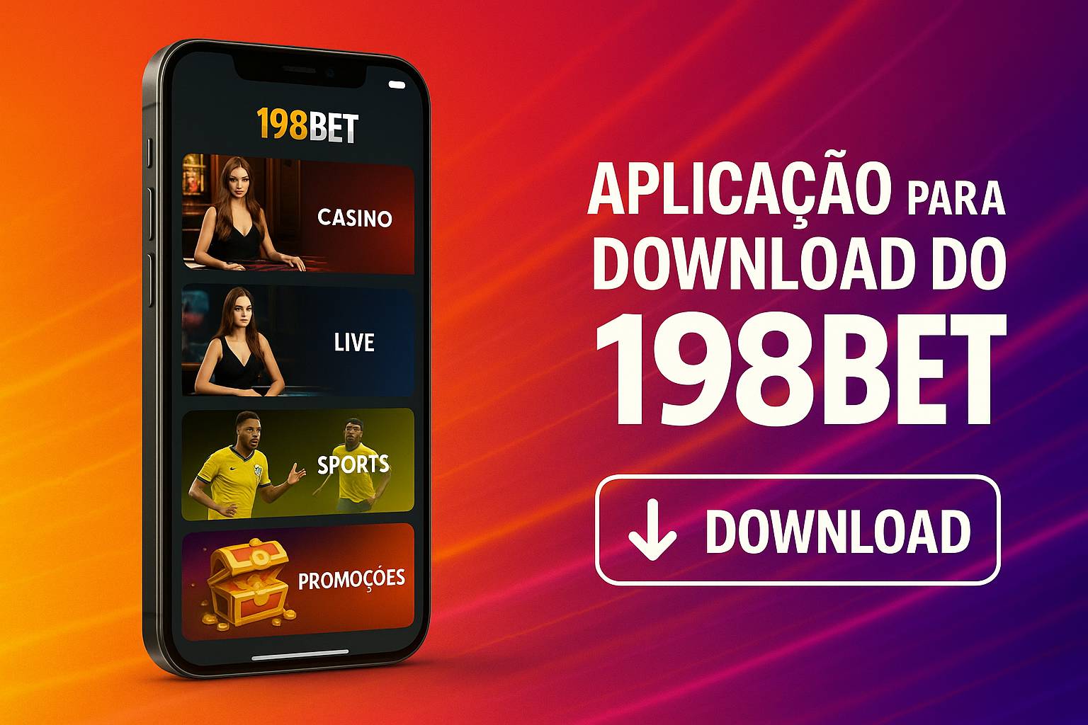 Baixar o 198BET Cassino App